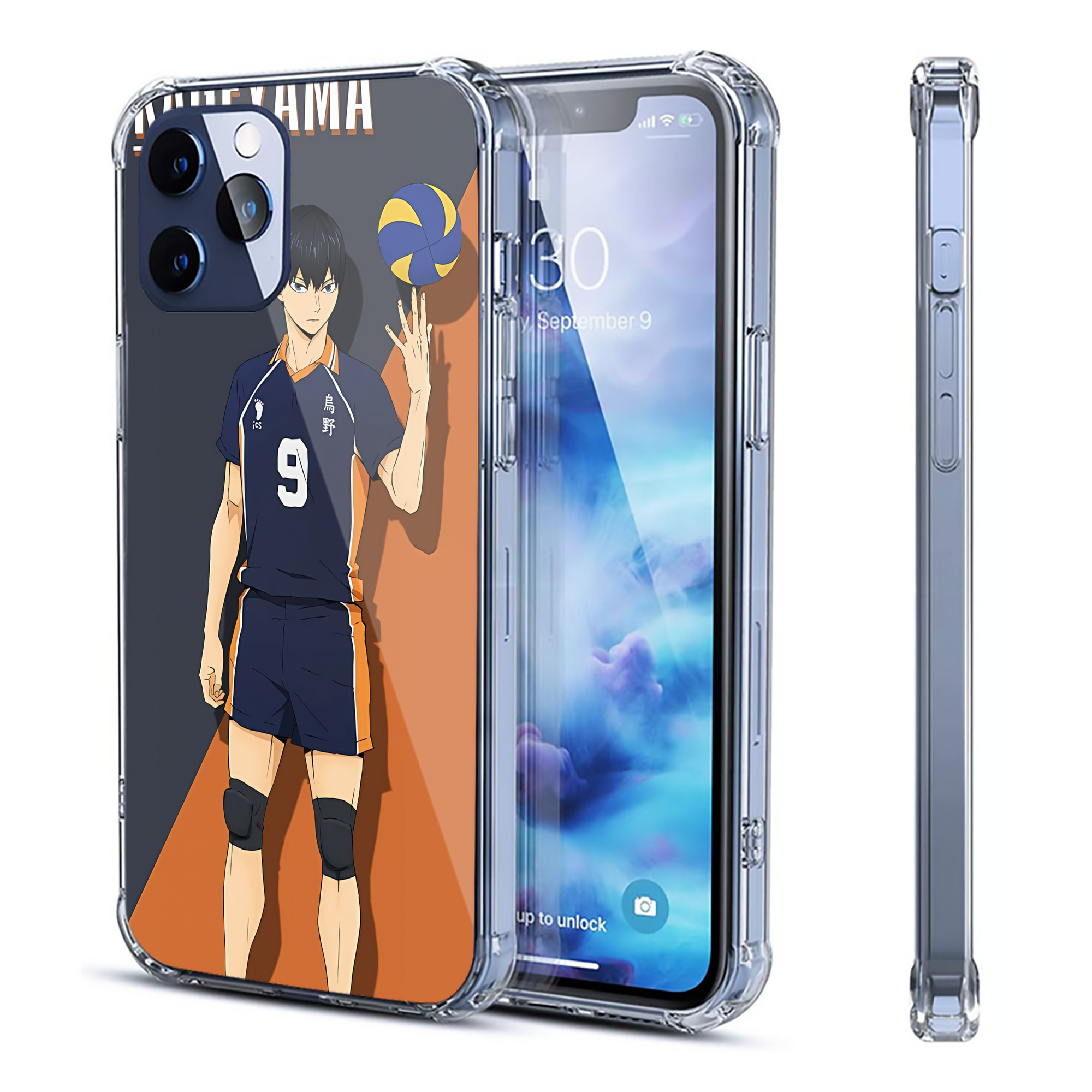 （画像用） ハイキュー!! Haikyu!! 【iPhone 12シリーズ対応】透明スマホケース（クリアソフトケース）